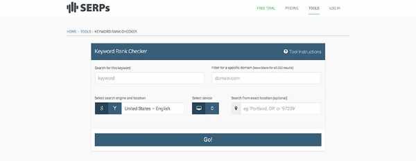 Tool Keyword Ranking Của Serp