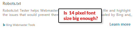 Screenshot Of Bing Webmaster Tools